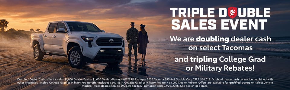 Feb Triple Double Offer | Miracle Toyota