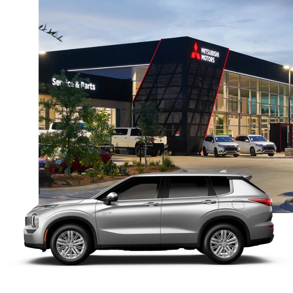 outside service and parts center Mitsubishi