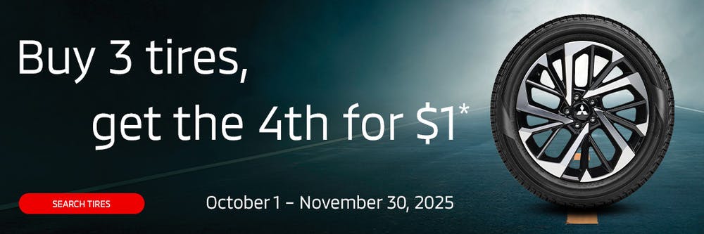 Buy 3 tires, get the 4th for $1 | Music City Mitsubishi