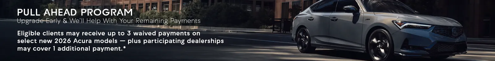 Acura Pull Ahead Program