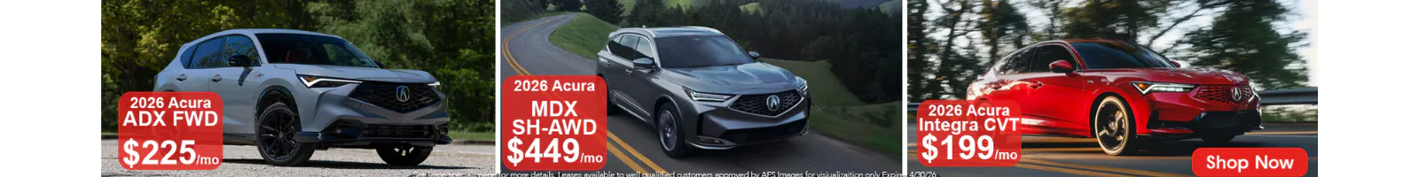 April New Specials | Open Road Acura of East Brunswick