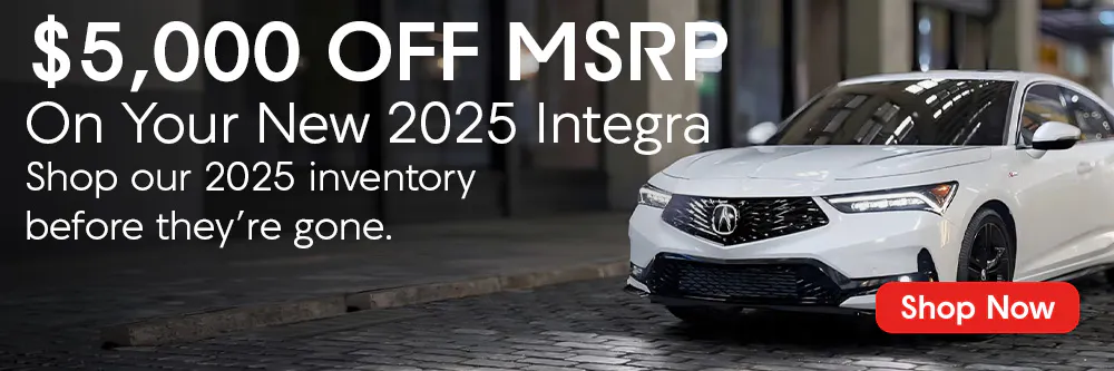 $5,000 OFF New Acura Integra | Open Road Acura of East Brunswick