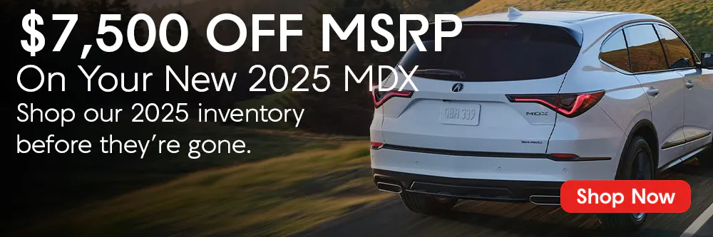 $7,500 OFF New Acura MDX | Open Road Acura of East Brunswick