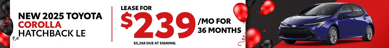 NOV25 2025 Corolla Hatchback