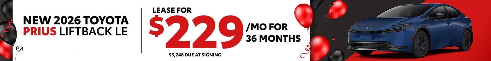 NOV25 Prius LE Offer