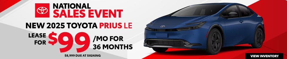 AUG25 Prius LE Offer | Parks Toyota of DeLand