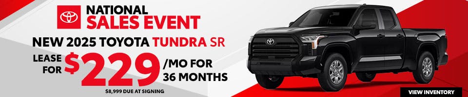AUG25 Tundra Offer | Parks Toyota of DeLand