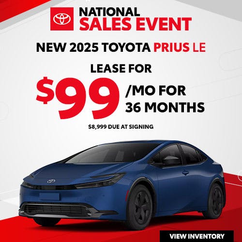 AUG25 Prius LE Offer