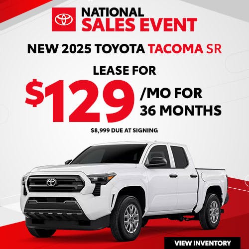 AUG25 Tacoma SR Offer