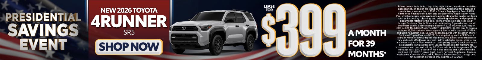 4Runner | Parks Toyota of DeLand