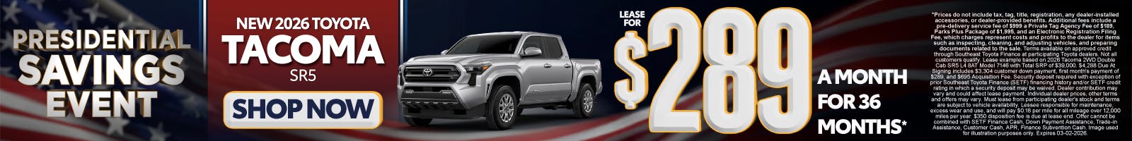 Tacoma | Parks Toyota of DeLand