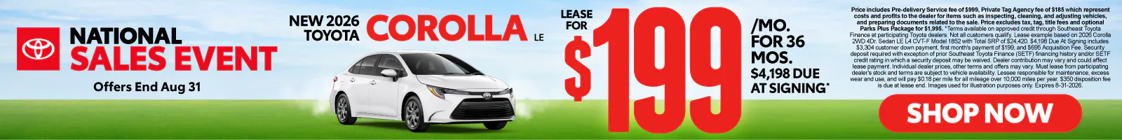 PTD – Corolla