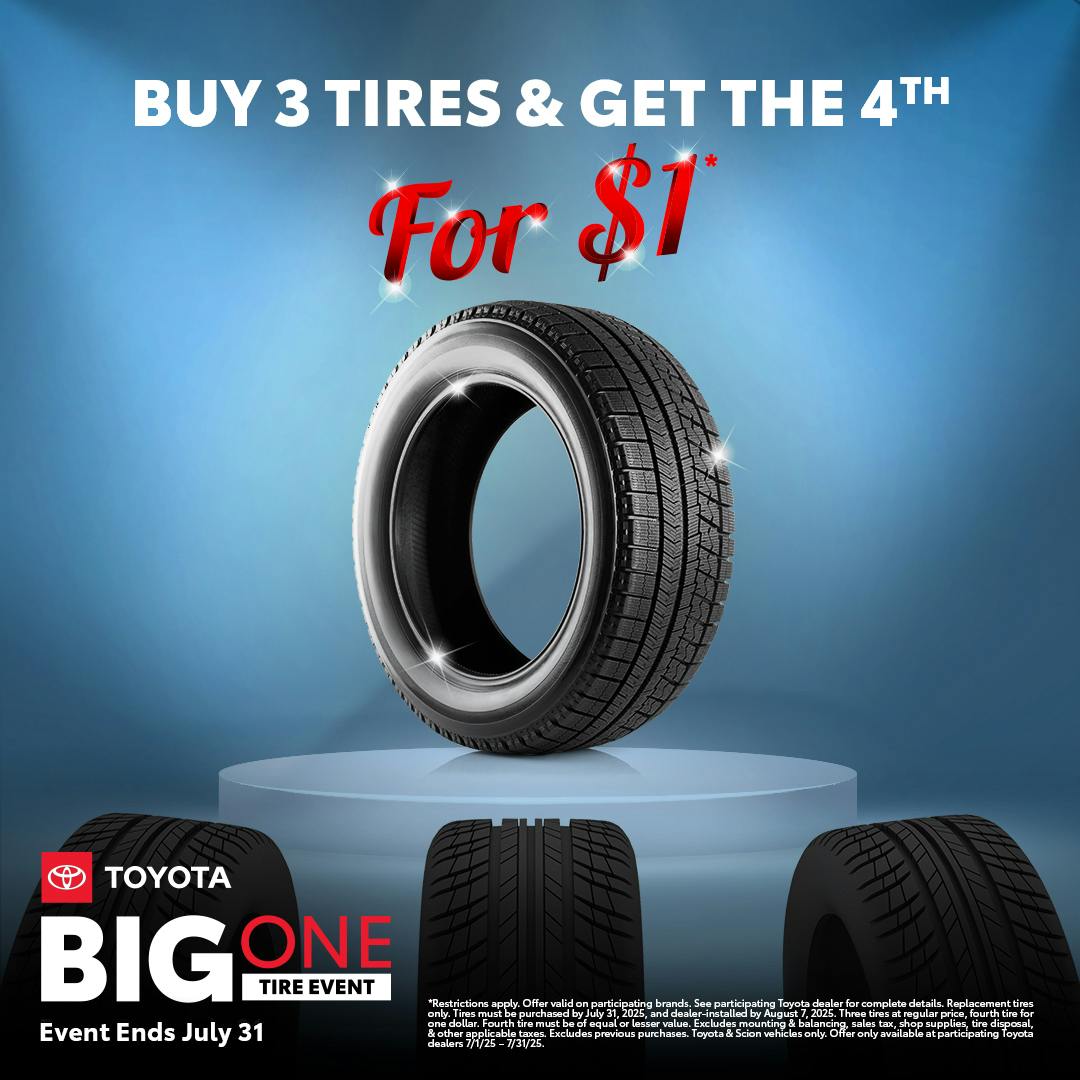 July B3G1 Tire Event | Parks Toyota of DeLand
