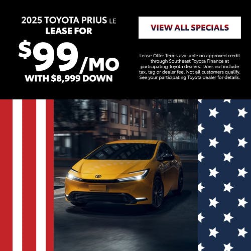July Prius LE Offer