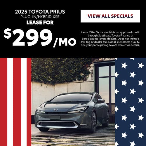 July Prius plugin hybrid Offer