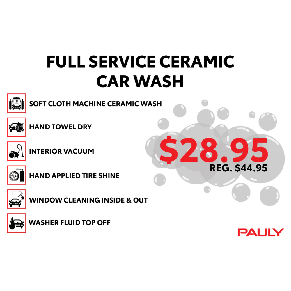 Full Service Ceramic Car Wash | Pauly Toyota