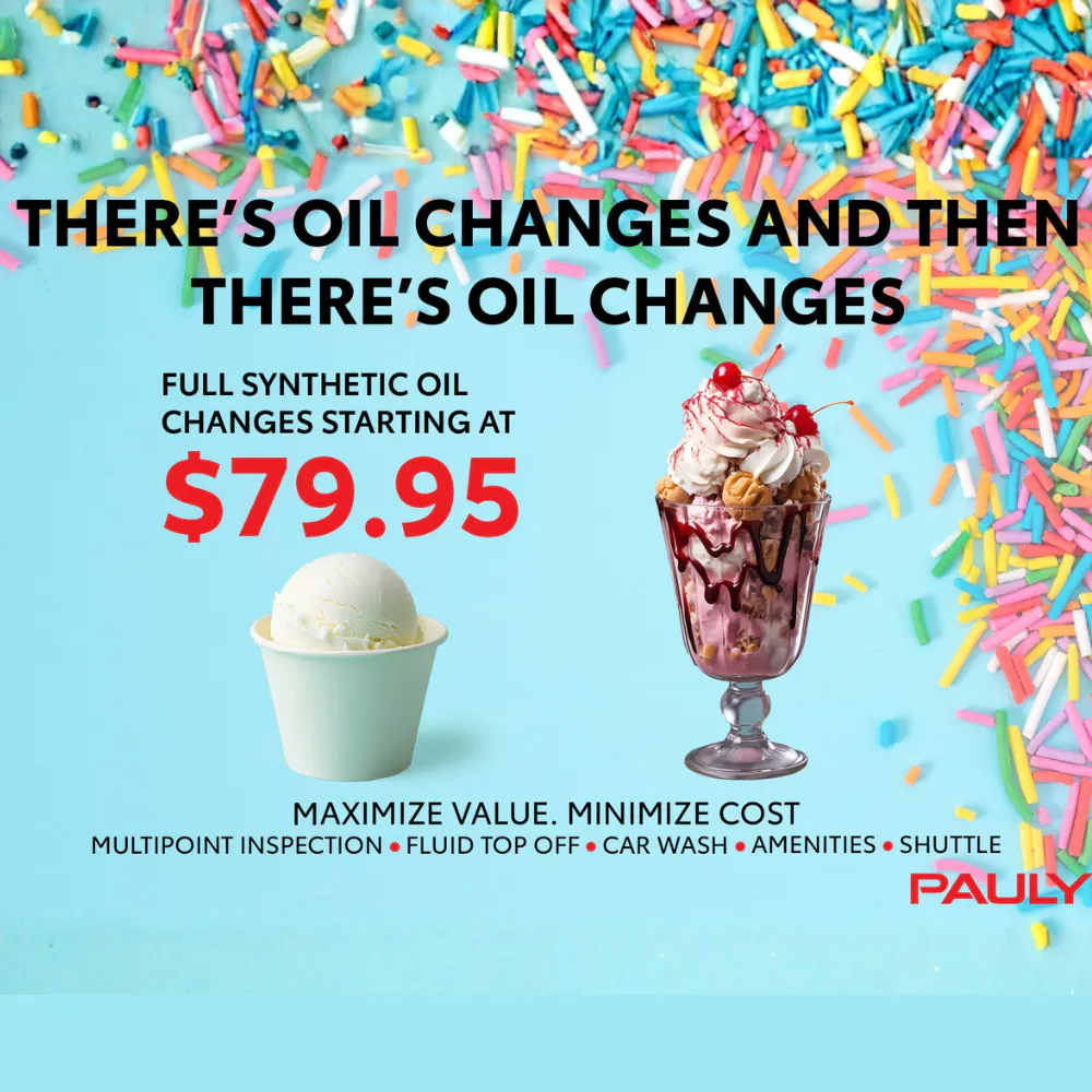 Oil Change Special | Pauly Toyota