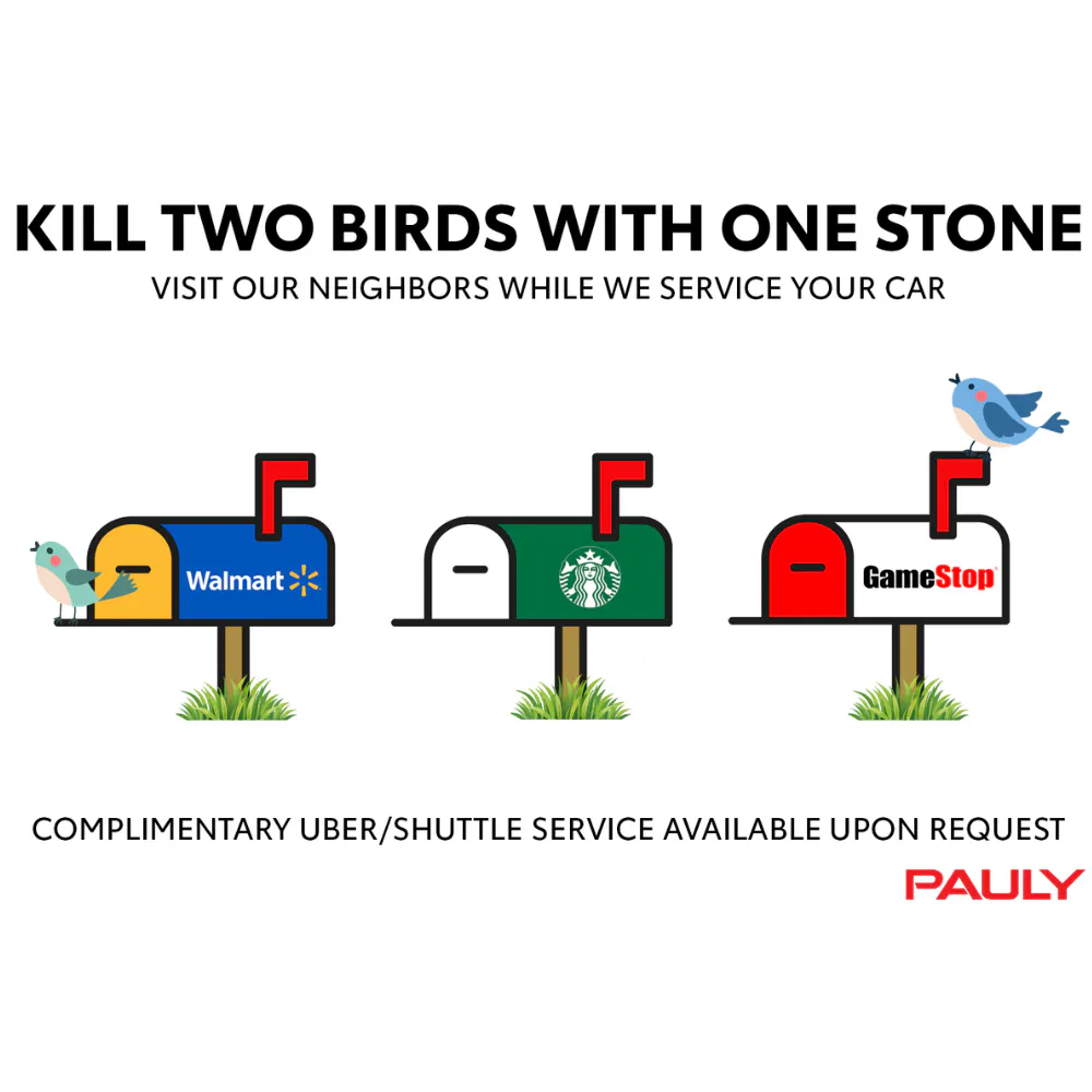 Free Uber/Shuttle Service | Pauly Toyota
