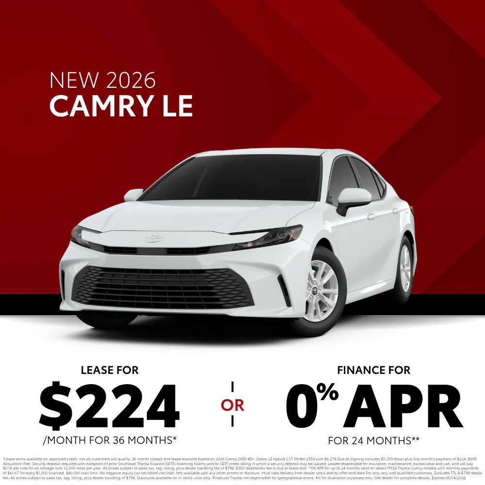 2026 Toyota Camry LE | Pinehurst Toyota