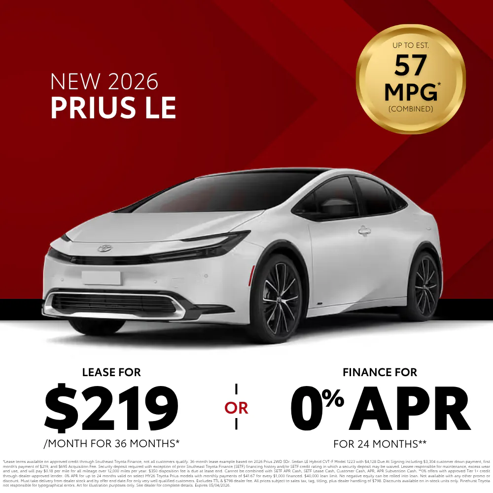 2026 Toyota Prius LE | Pinehurst Toyota