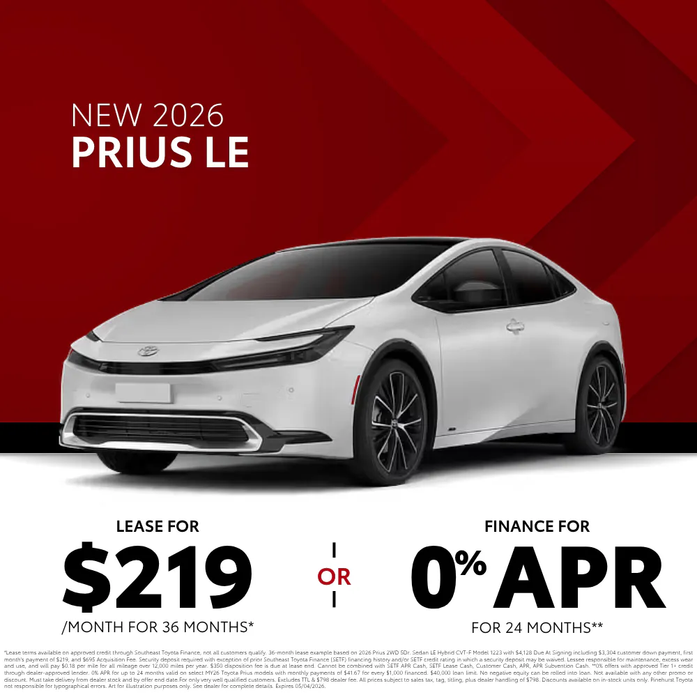 2026 Toyota Prius LE | Pinehurst Toyota