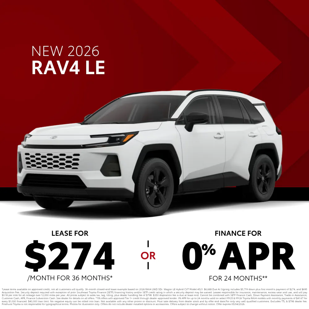 2026 Toyota RAV4 LE | Pinehurst Toyota
