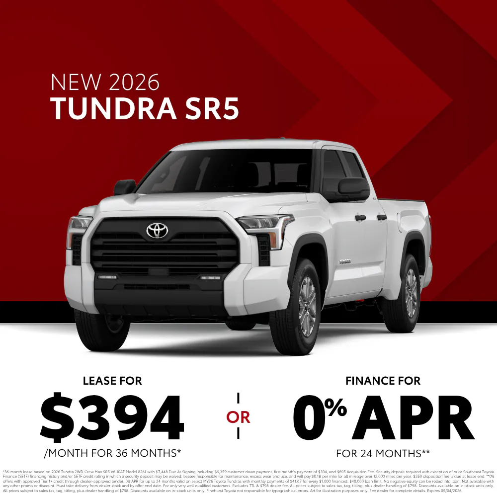 2026 Toyota Tundra SR5 | Pinehurst Toyota