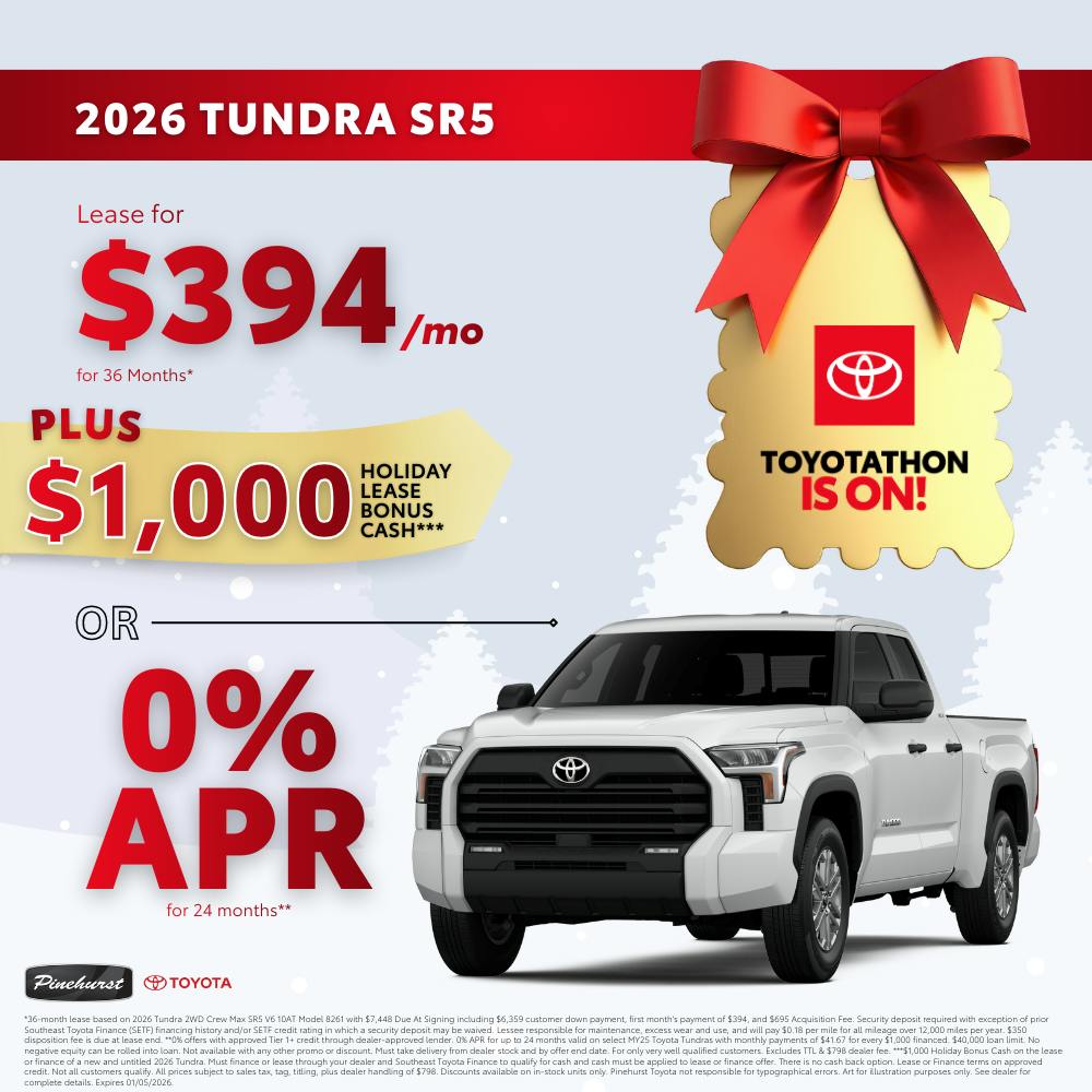 2026 Toyota Tundra SR5 | Pinehurst Toyota