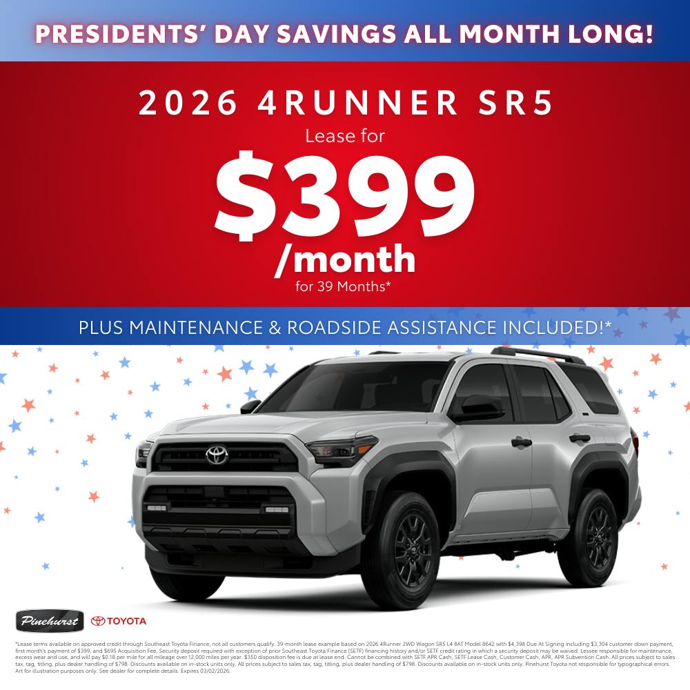 2026 Toyota 4Runner SR5 | Pinehurst Toyota