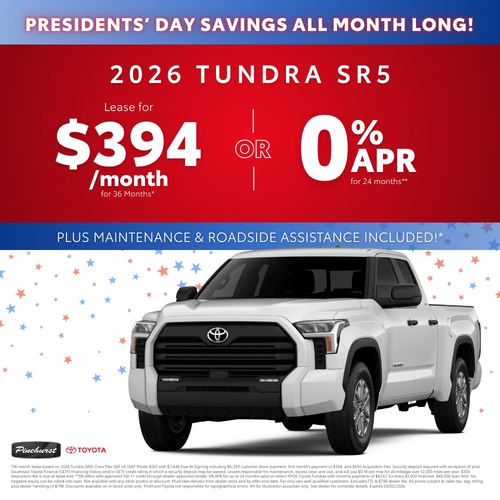 2026 Toyota Tundra SR5 | Pinehurst Toyota