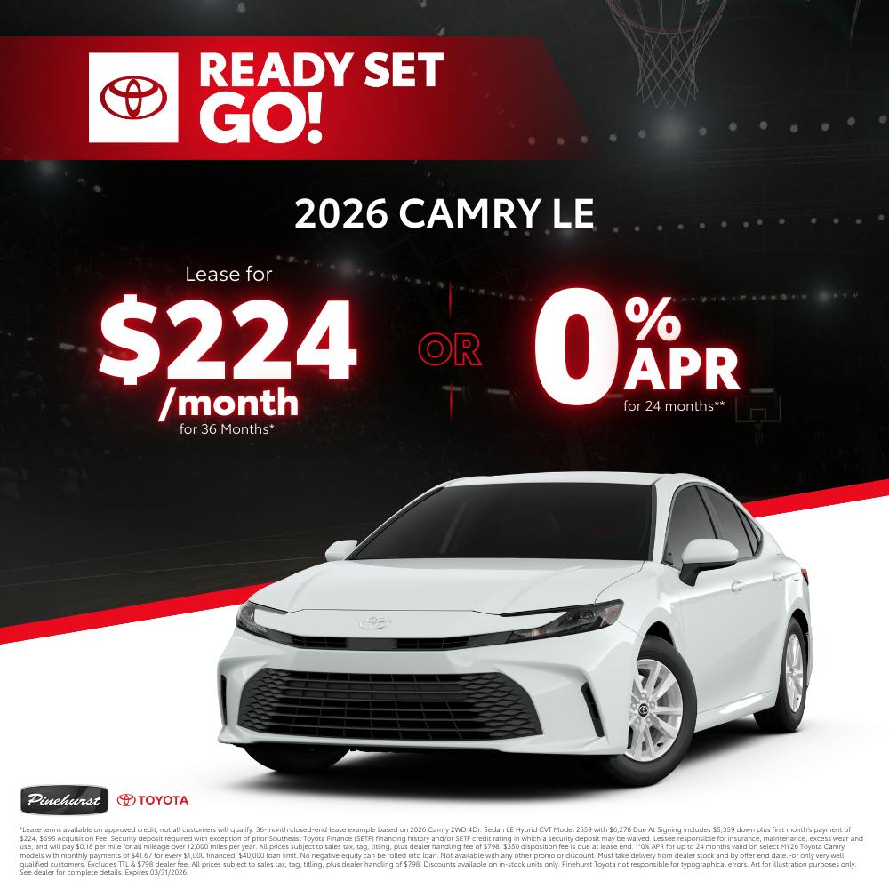 2026 Toyota Camry LE | Pinehurst Toyota
