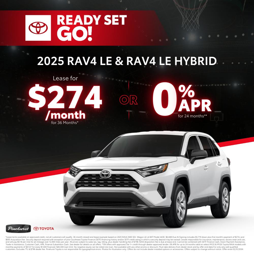 2025 Toyota RAV4 LE | Pinehurst Toyota