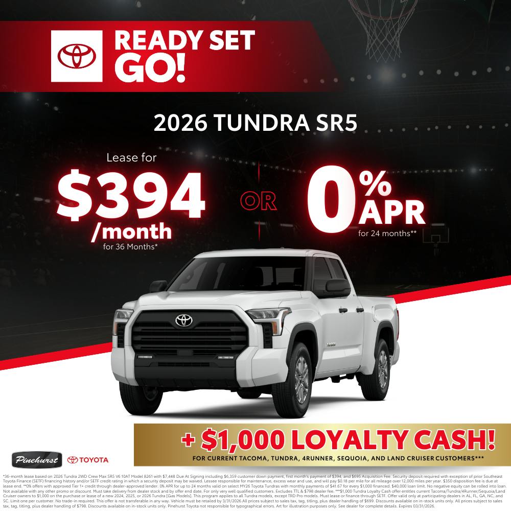 2026 Toyota Tundra SR5 | Pinehurst Toyota