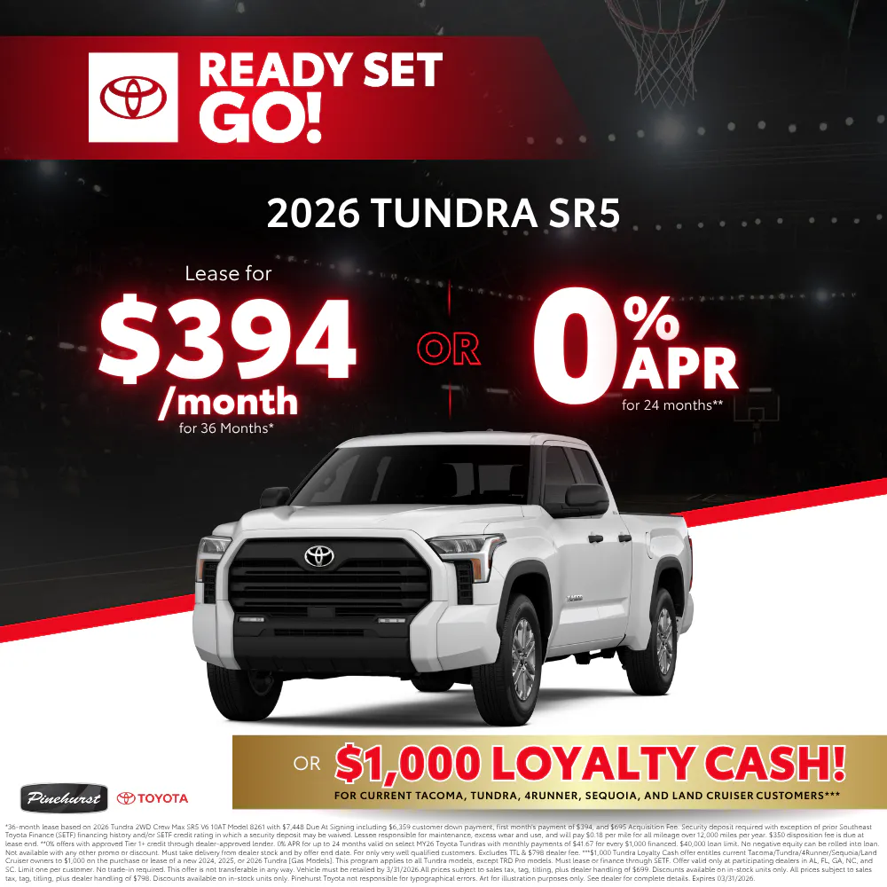 2026 Toyota Tundra SR5 | Pinehurst Toyota