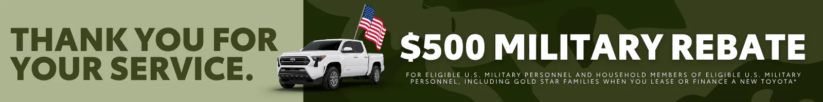 Military Rebate