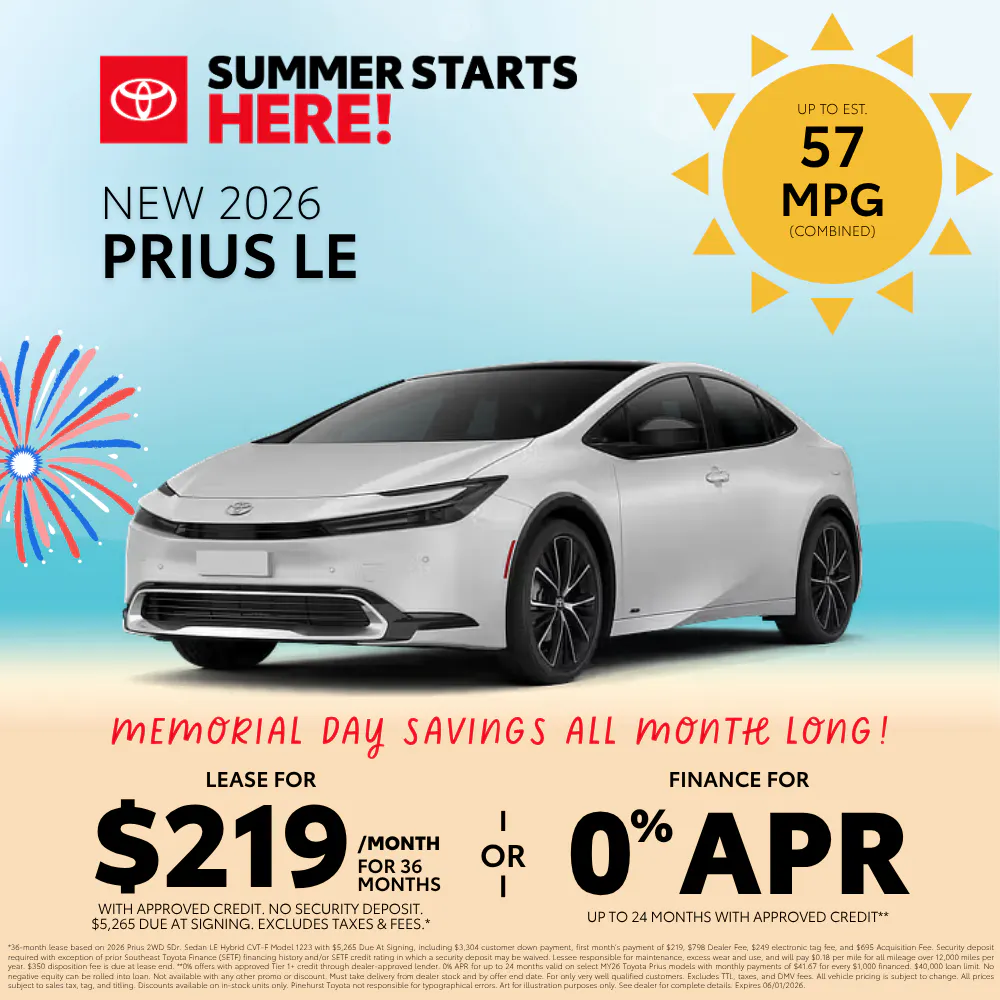 2026 Toyota Prius LE | Pinehurst Toyota