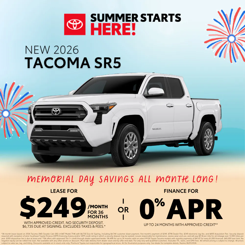 2026 Toyota Tacoma SR5 | Pinehurst Toyota