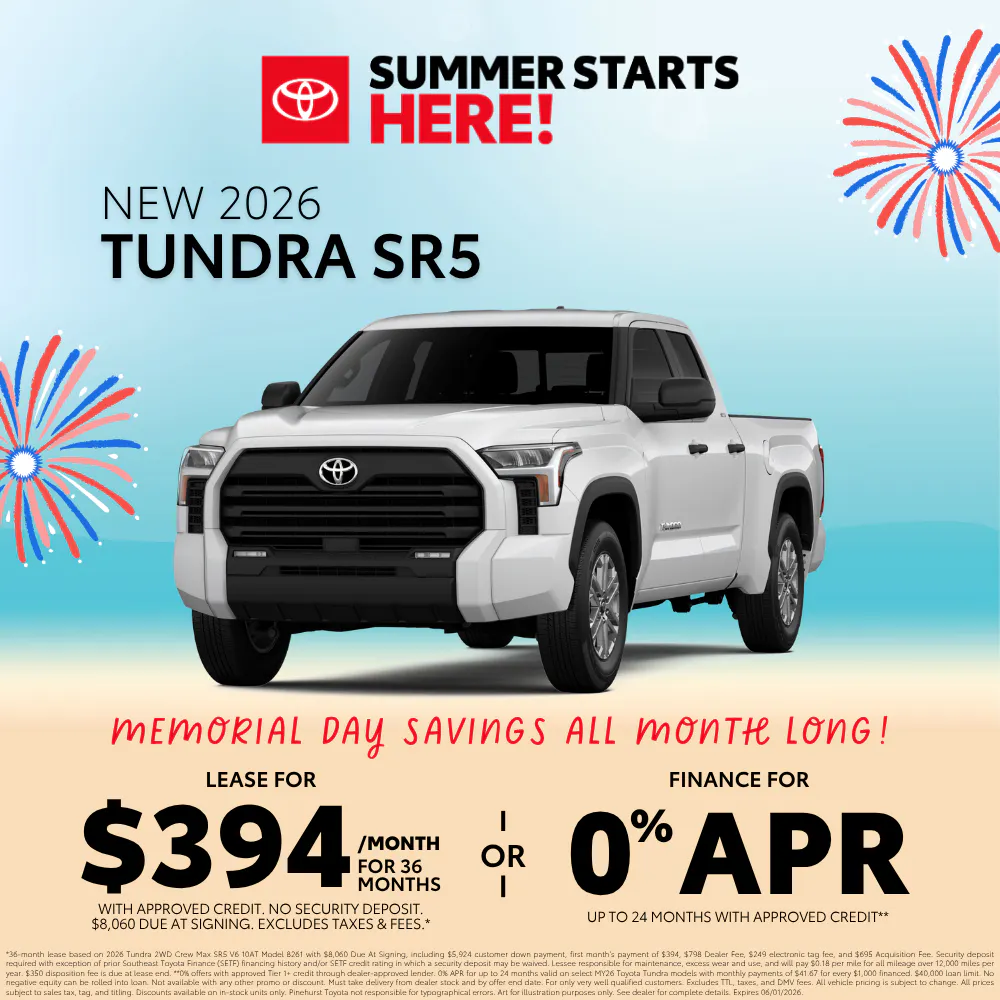 2026 Toyota Tundra SR5 | Pinehurst Toyota