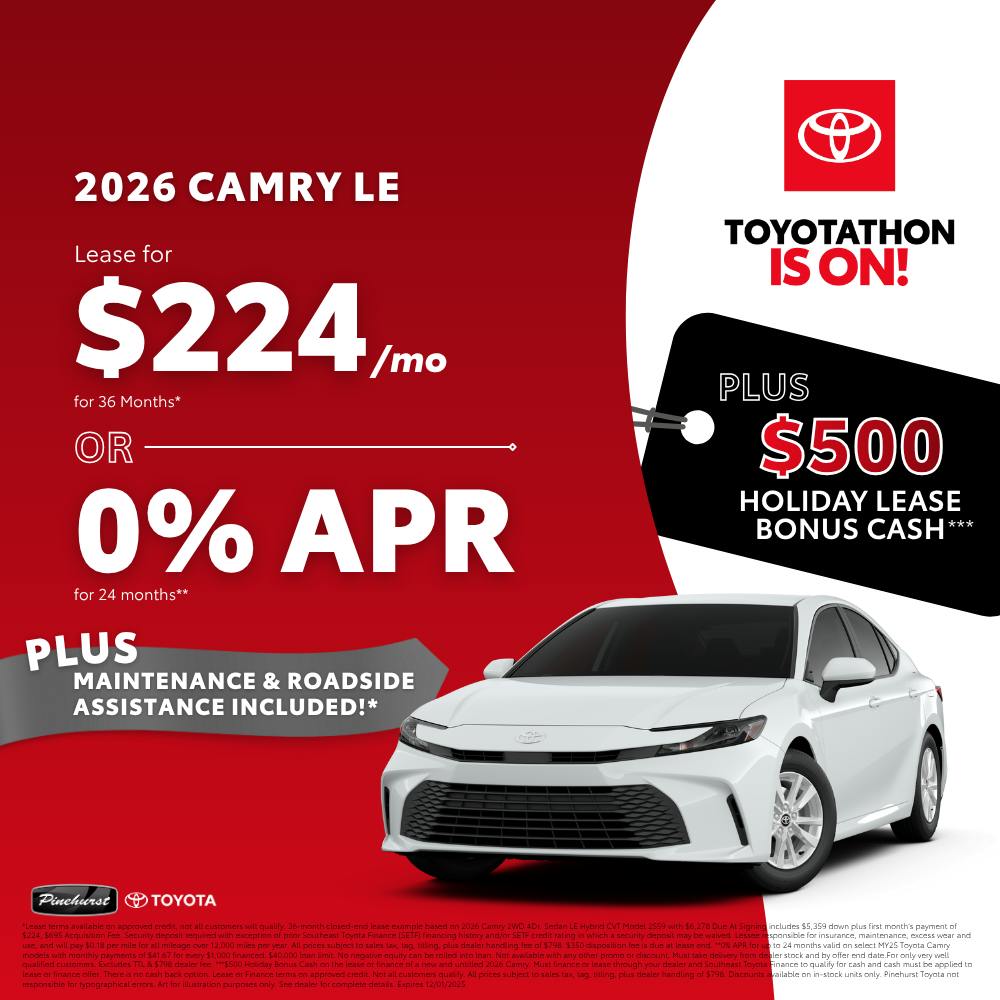 2026 Toyota Camry LE | Pinehurst Toyota