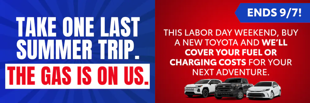 Free Fuel for Labor Day | Pinehurst Toyota