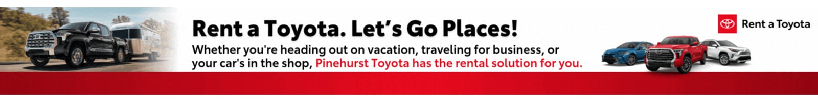 Rent a Toyota. Let’s Go Places!