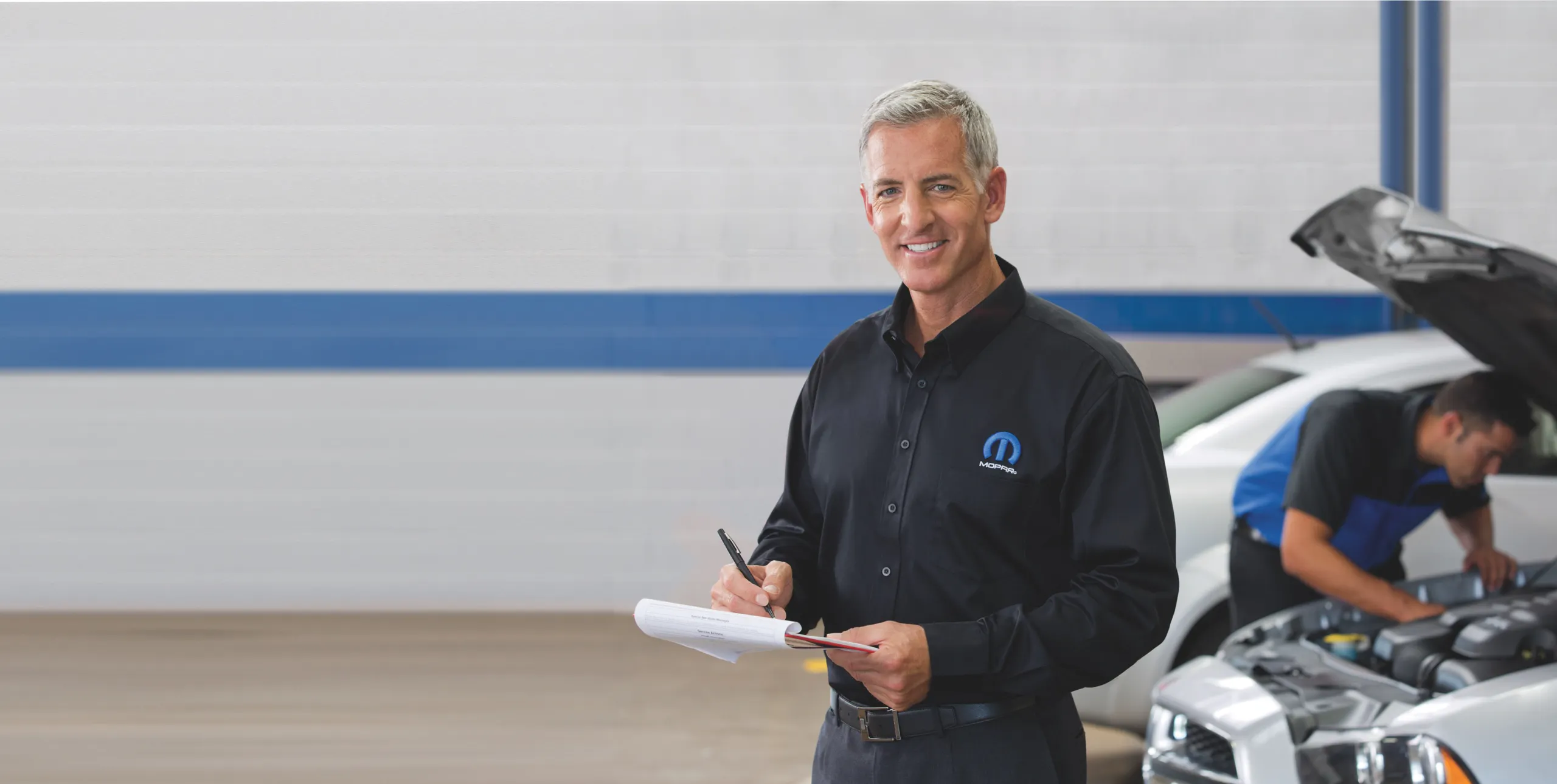 Mopar service team member