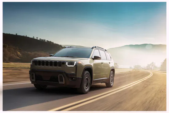 Jeep Cherokee driving