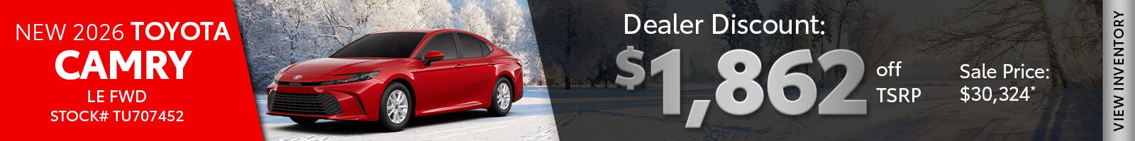 New 2026 Toyota Camry