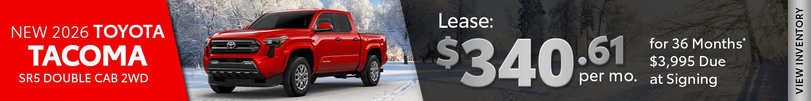 New 2026 Toyota Tacoma SR5 Double Cab 2WD