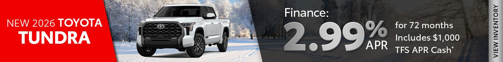 New 2026 Toyota Tundra