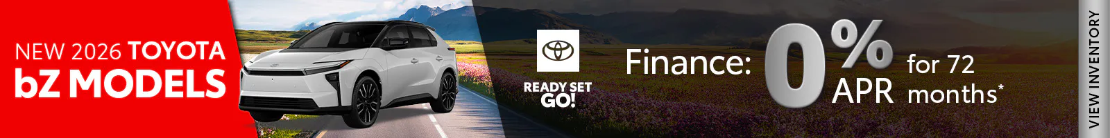 New 2026 Toyota bZ Models