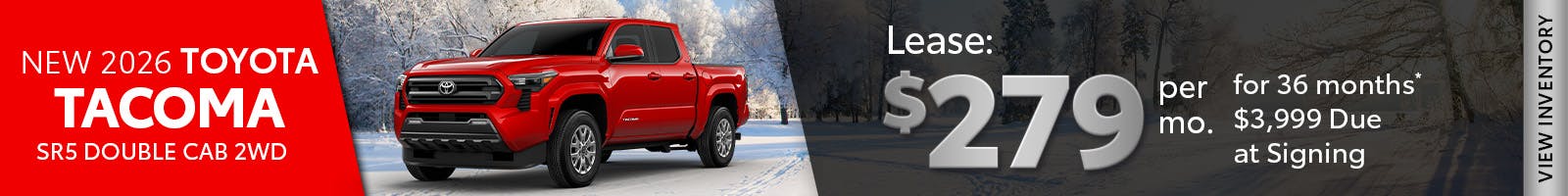 New 2026 Toyota Tacoma SR5 Double Cab 2WD