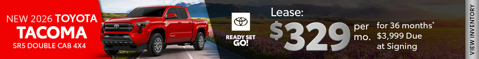 New 2026 Toyota Tacoma SR5 Double Cab 4X4