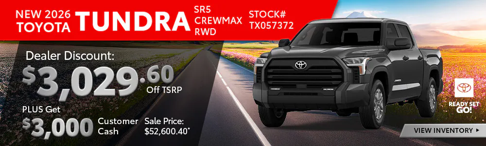 New 2026 Toyota Tundra SR5 Crewmax RWD | Principle Toyota of Hernando